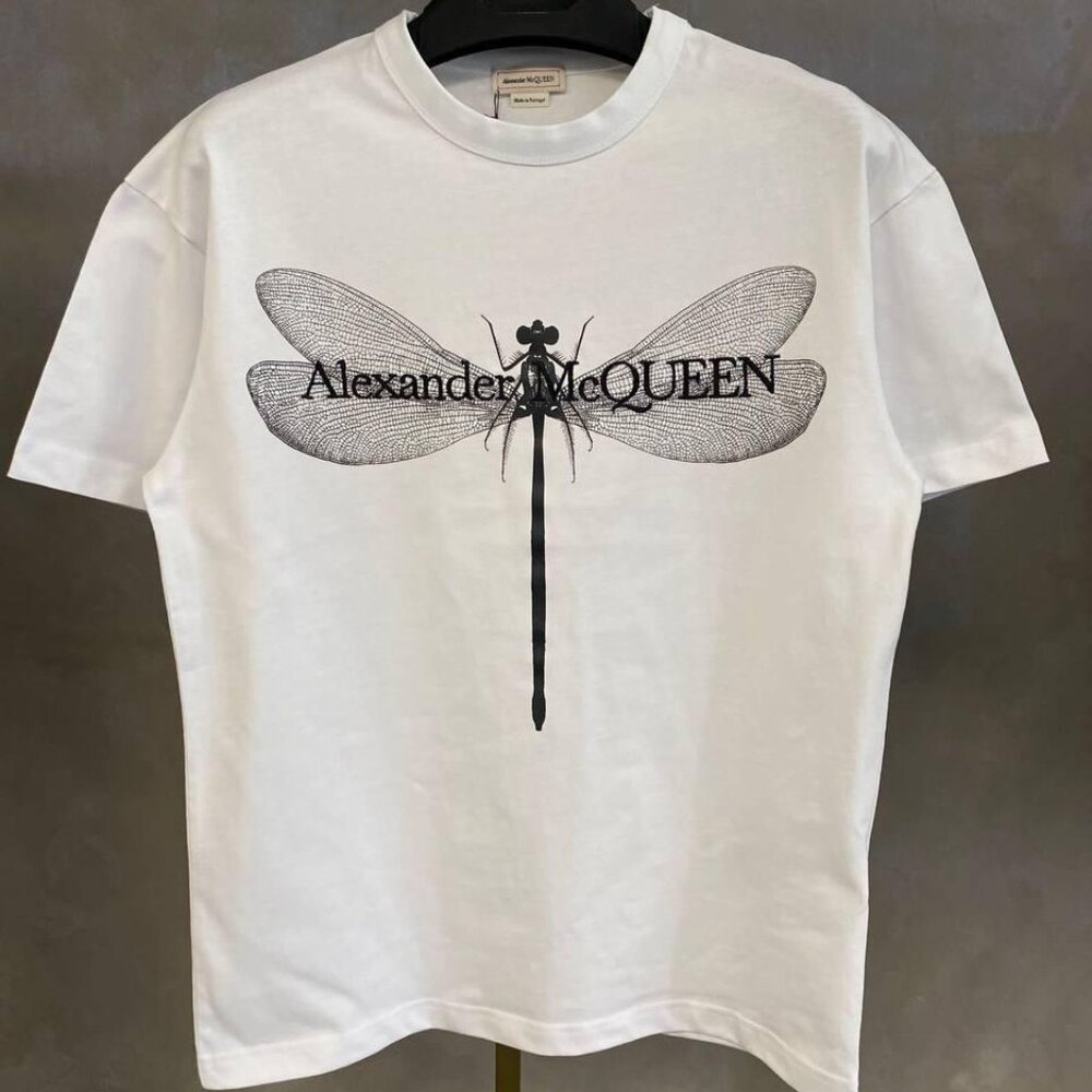 Alexander McQUEEN Men White T-Shirt Nwt